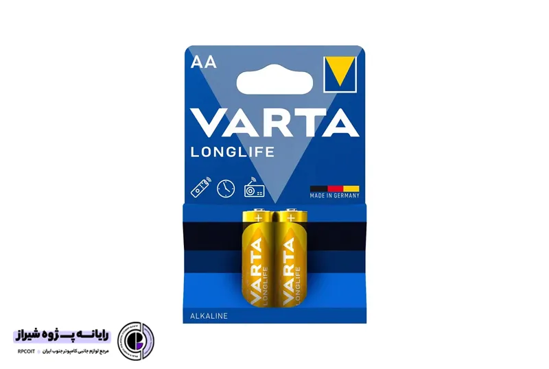 باتری قلمی وارتا مدل LongLife Alkaline AA بسته 2 عددی
