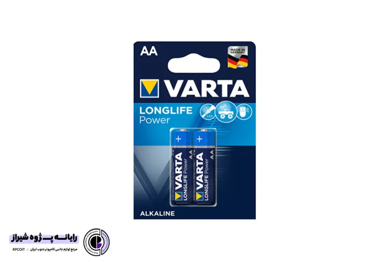 باتری قلمی وارتا مدلLongLife power Alkaline AA بسته 2 عددی