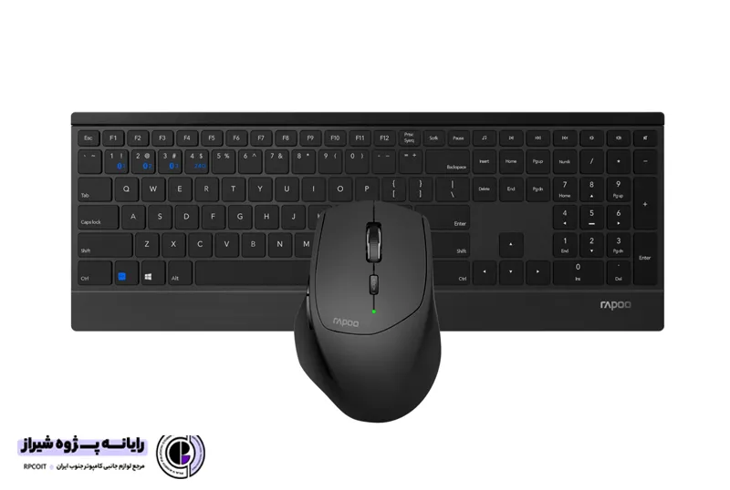 موس و کیبورد بی سیم رپو Rapoo 9500M Multi-mode Wireless