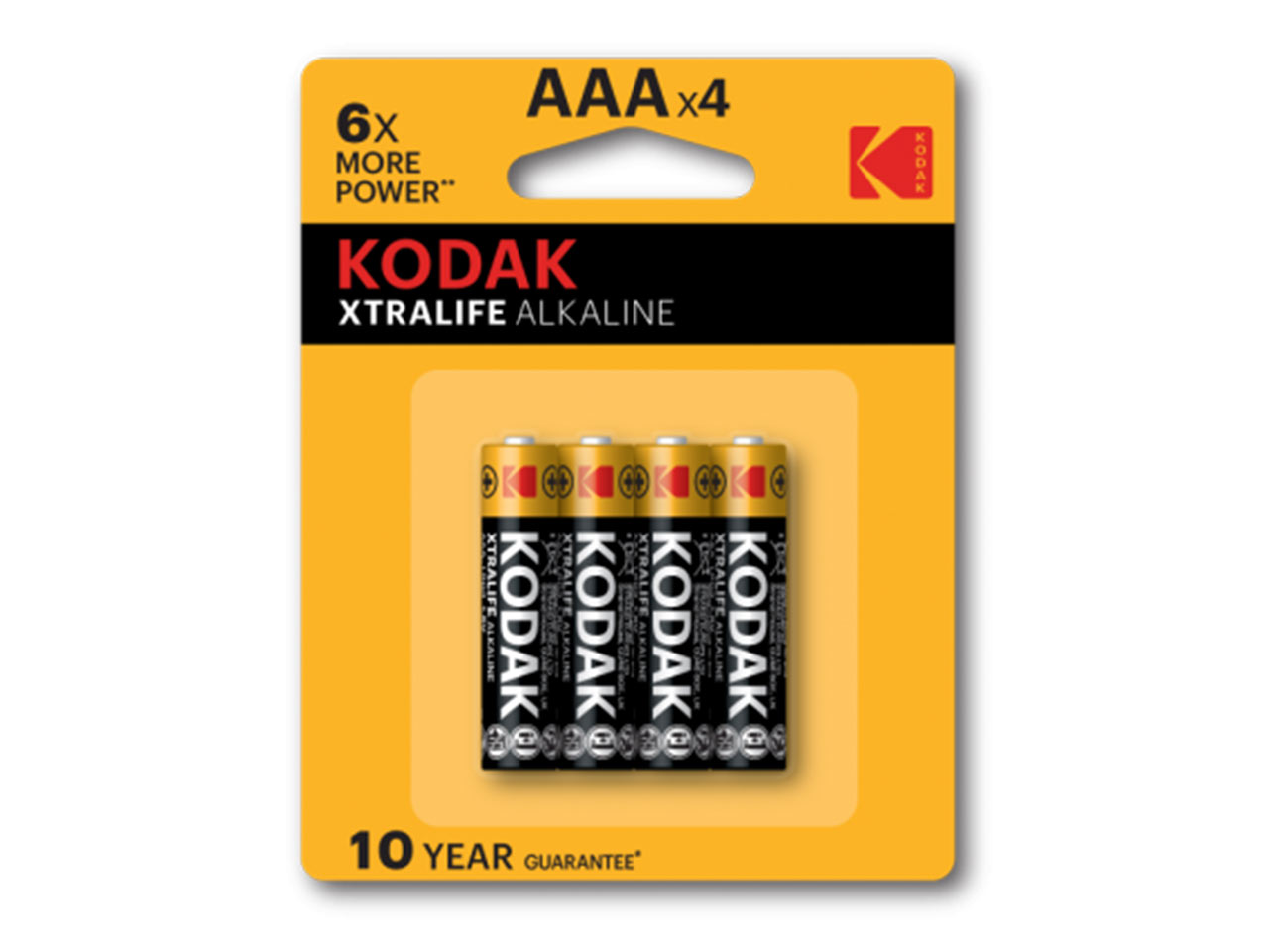 باتری اکسترا الکالاین کداک مدل xtralife alkaline AAA x4