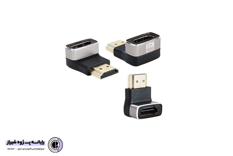 تبدیل HDMI نر به HDMI ماده 90 درجه کی نت مدل K-AHDMF021