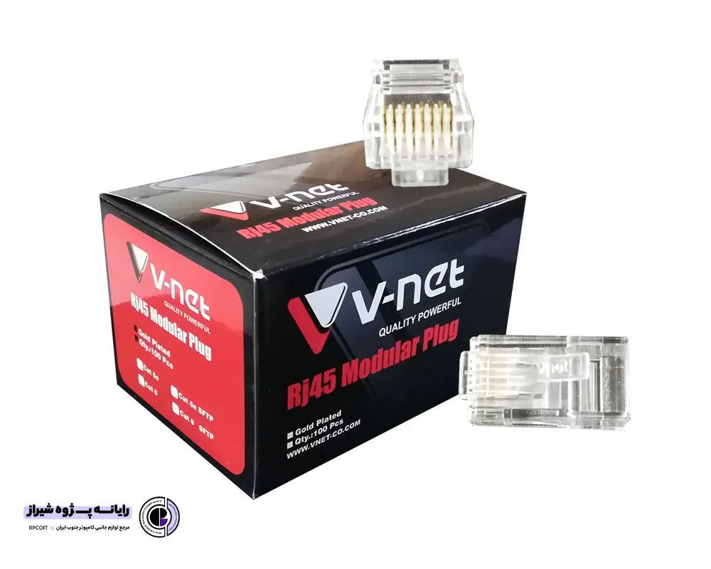 سوکت شبکه UTP وی نت V-net RJ45 CAT6