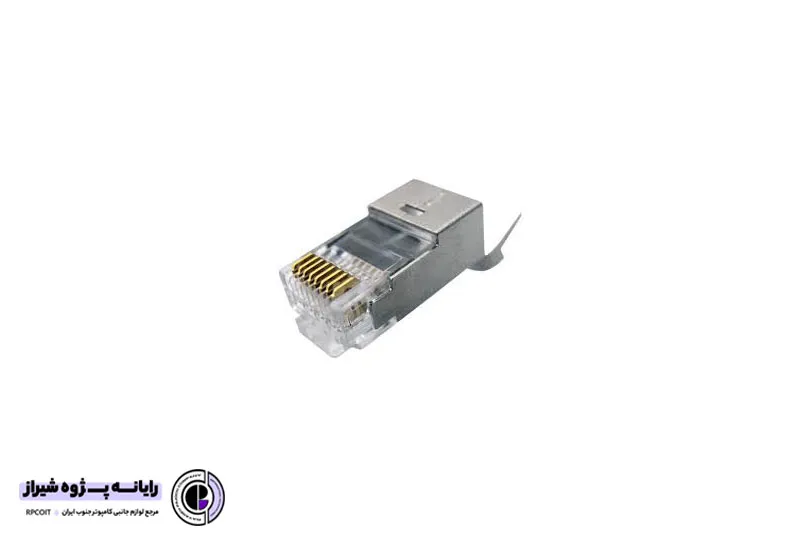 سوکت شبکه شیلدار وی نت VNET RJ45 CAT6