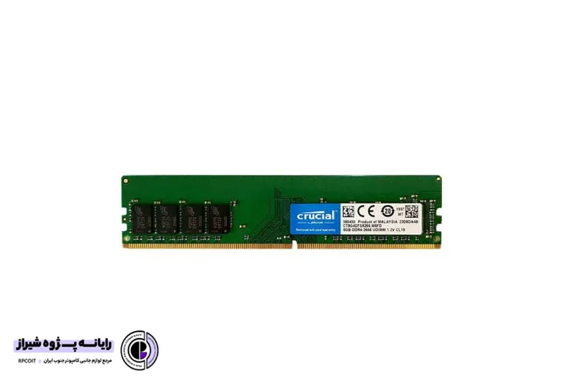 رم کامپیوتر کروشیال تک کاناله 8 گیگابایت با فرکانس 2666MHz