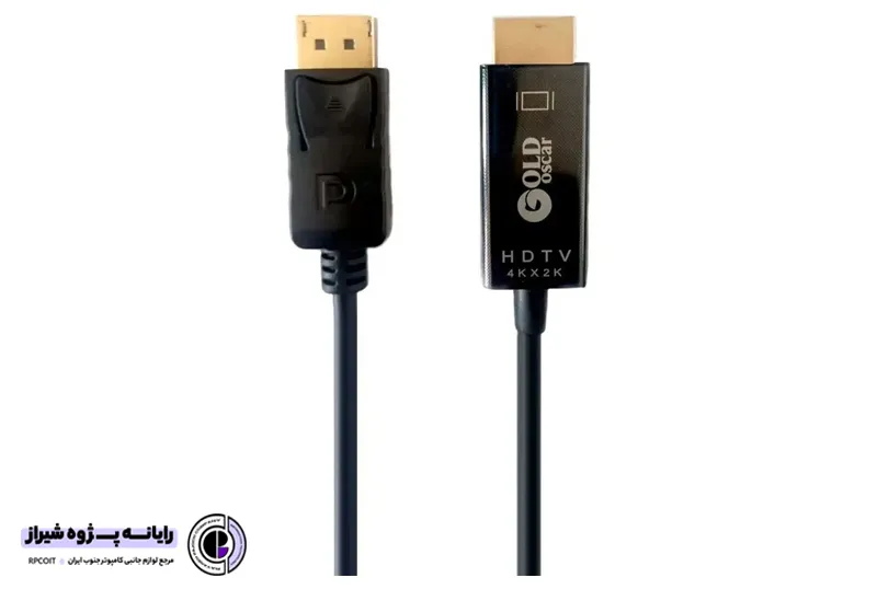 تبدیل Display Port به HDMI گلد اسکار 1.8 متر