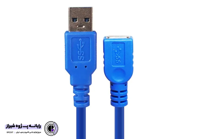 کابل افزایش طول ۳٫۰ USB کی نت ۱٫۵ متری