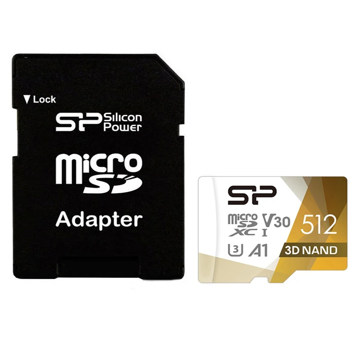 رم میکرو 512 گیگ سیلیکون پاور Silicon Power Superior Pro A1 V30 U3 100MB/s