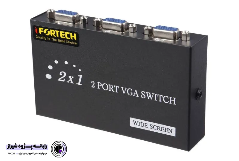 سوئیچ 2 به 1 VGA مانیتور ifortech