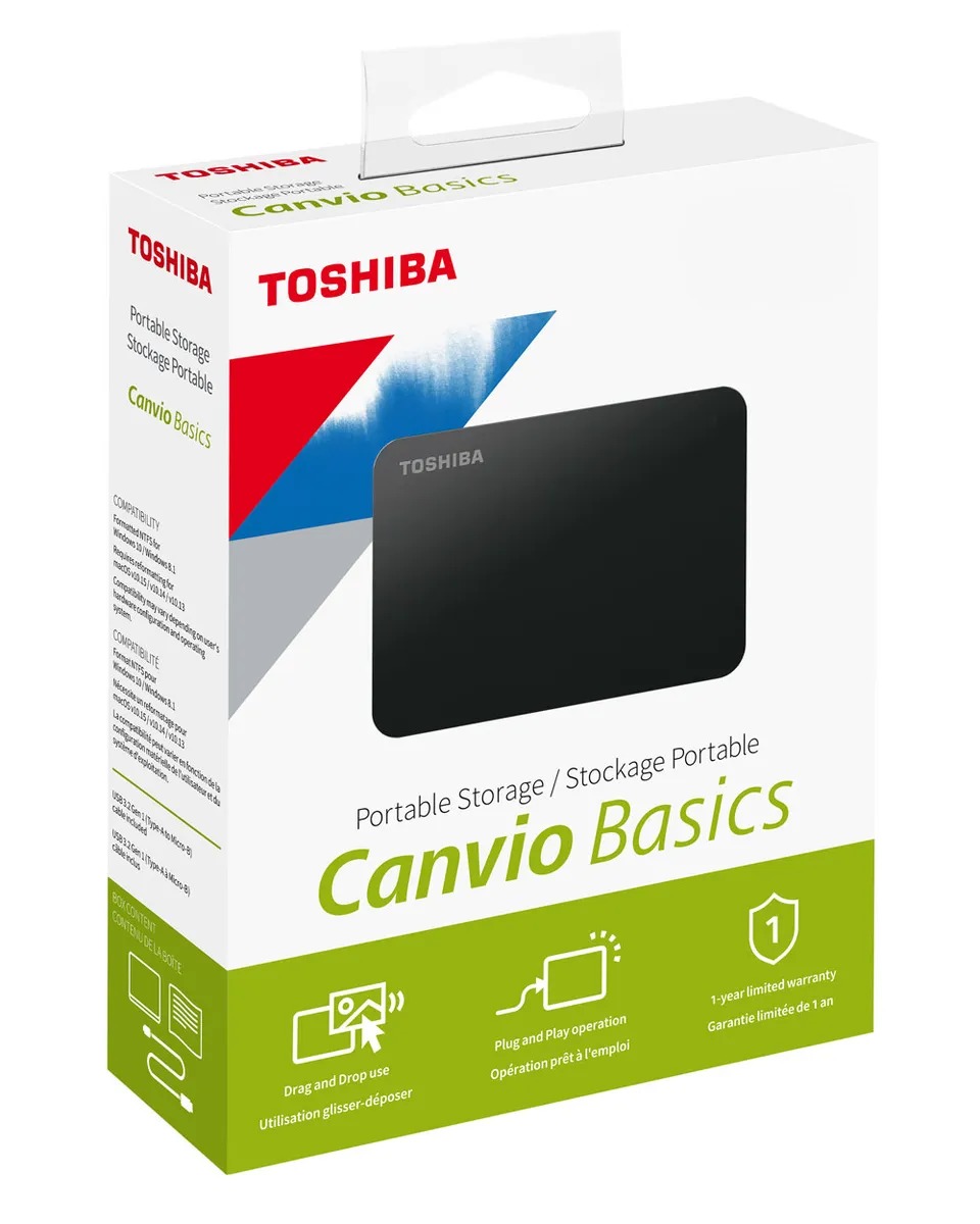 هارد اکسترنال توشیبا مدل Canvio ‌‌READY ظرفیت 4 ترابایت